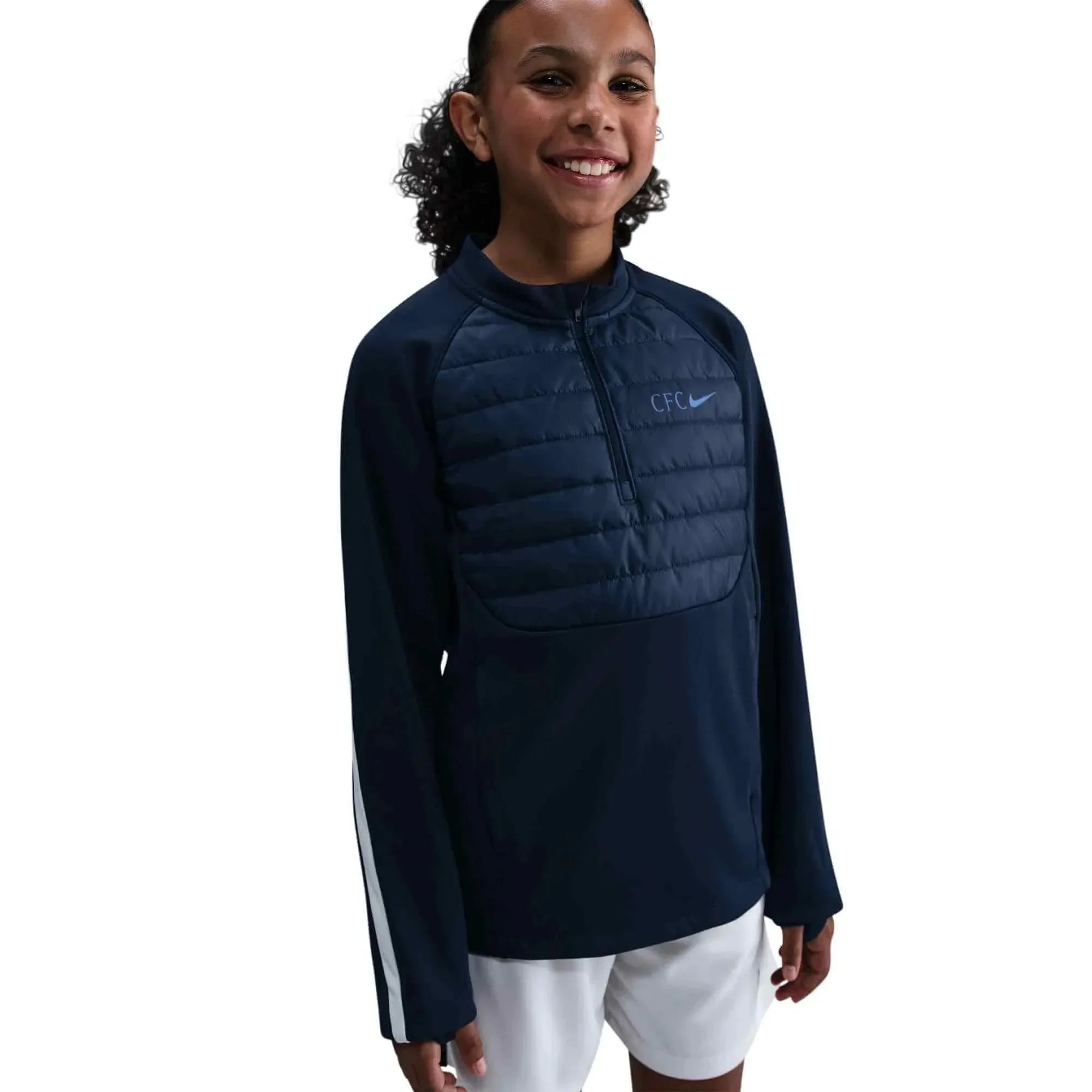 Chelsea 2025-26 Youth Academy Winter Warrior Drill Top