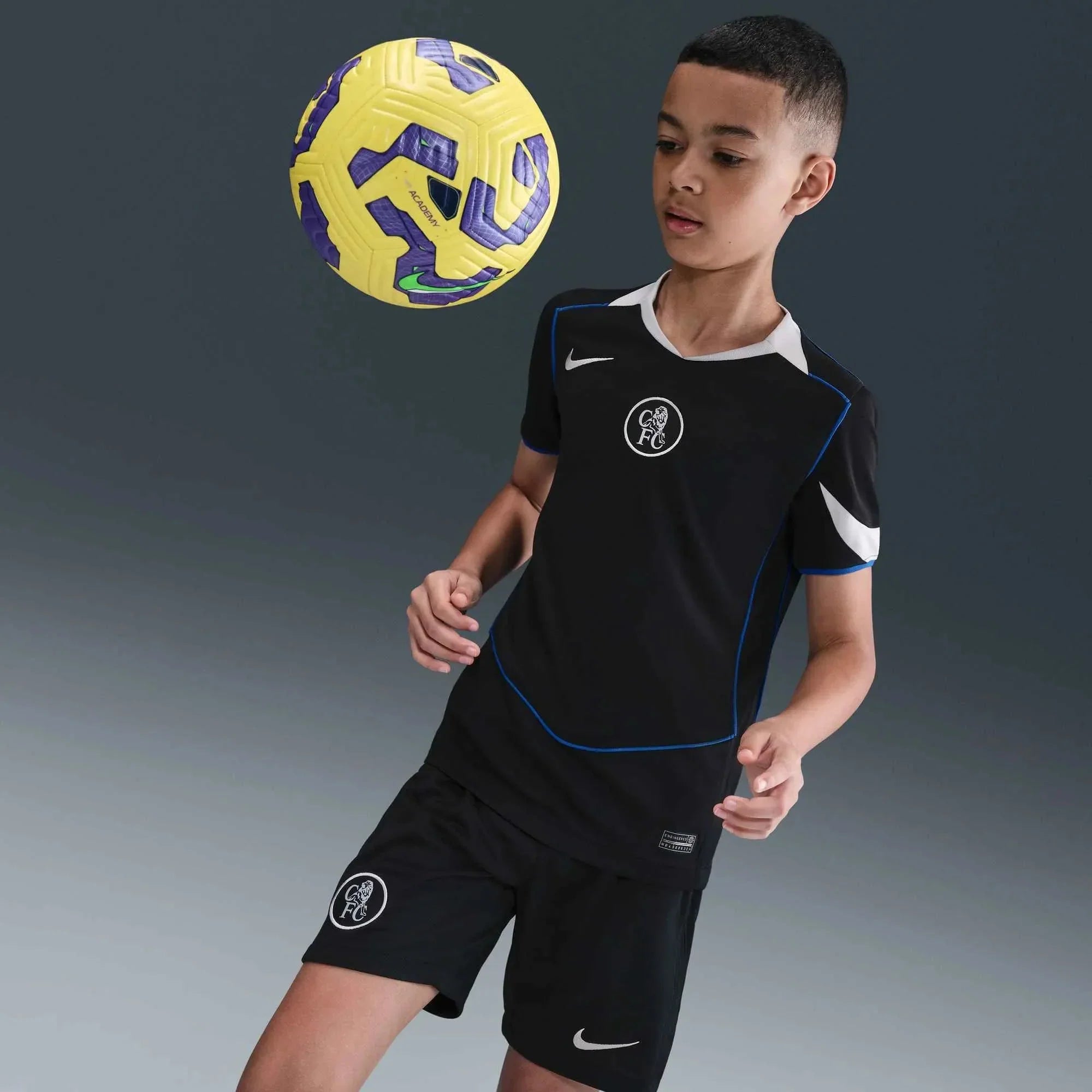 Chelsea 2025-26 Youth Stadium Third Soccer Jersey