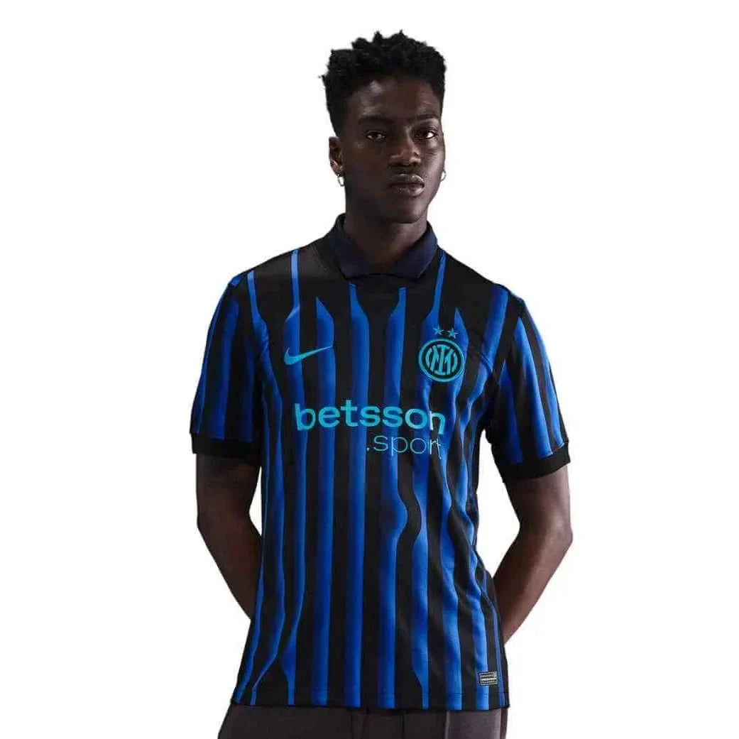 Inter Milan 2025-26 Men's Stadium Home Soccer Jersey
