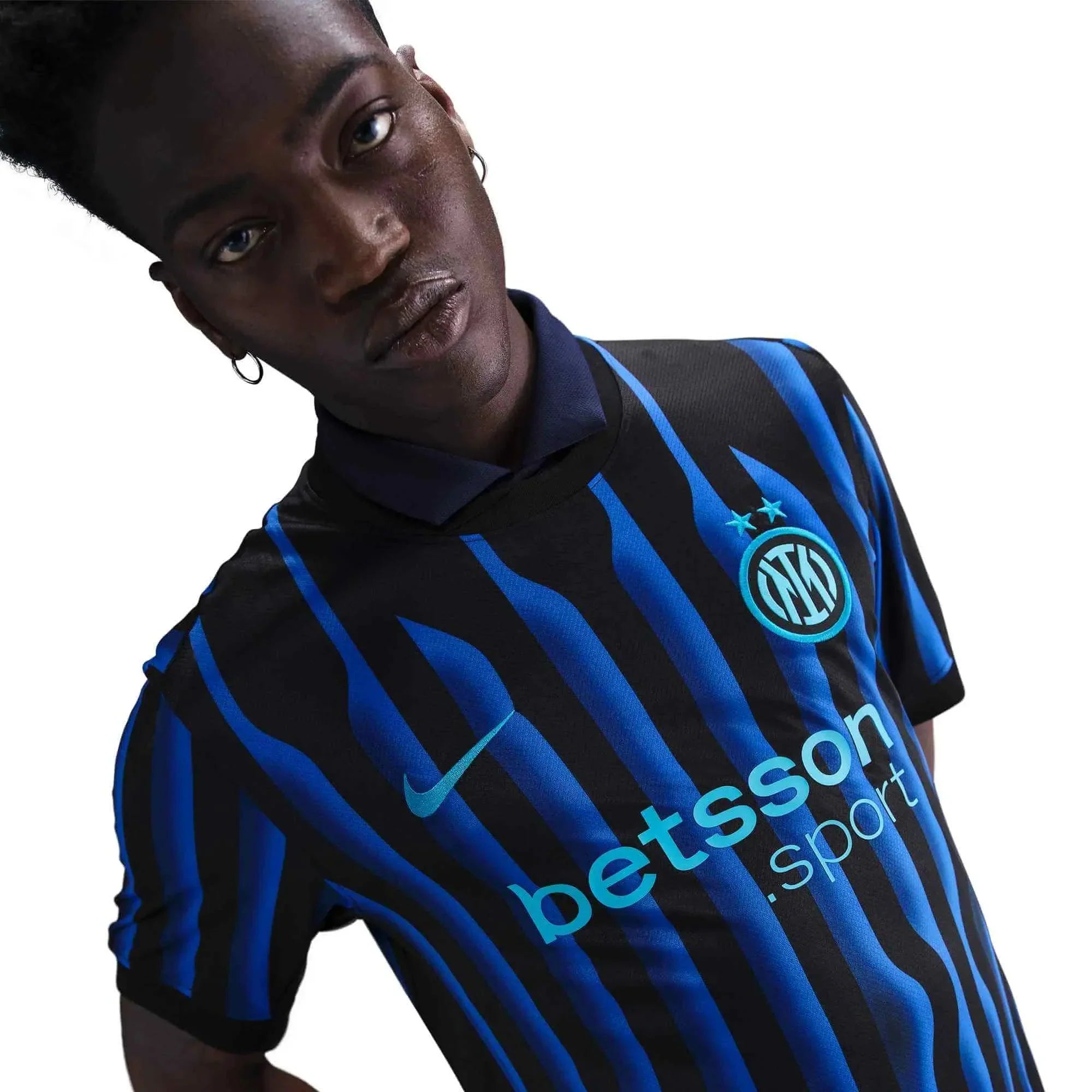 Inter Milan 2025-26 Men's Stadium Home Soccer Jersey