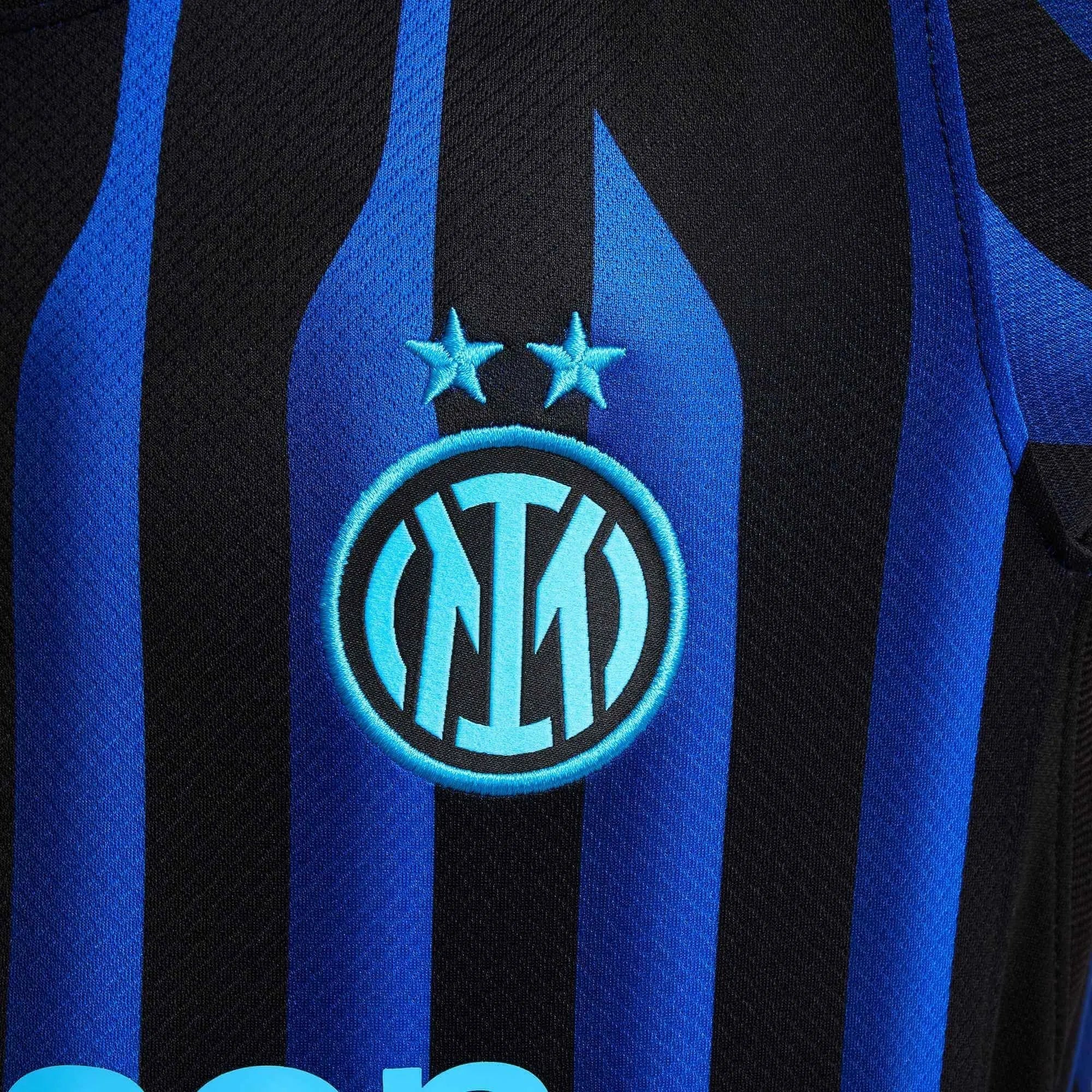 Inter Milan 2025-26 Youth Stadium Home Soccer Jersey
