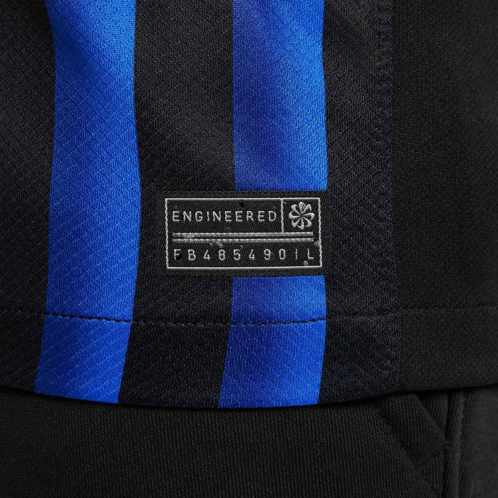 Inter Milan 2025-26 Youth Stadium Home Soccer Jersey