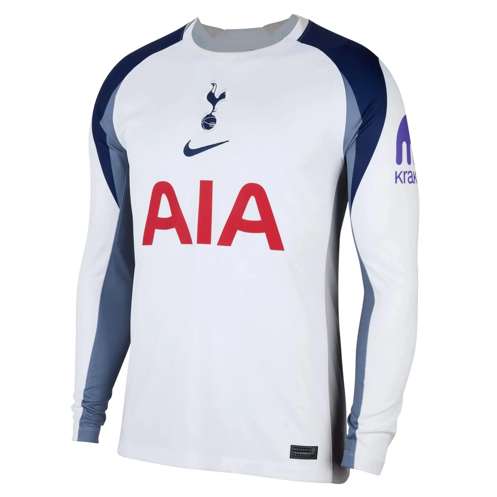 Maillot de football domicile à manches longues Tottenham 2025-26 pour homme