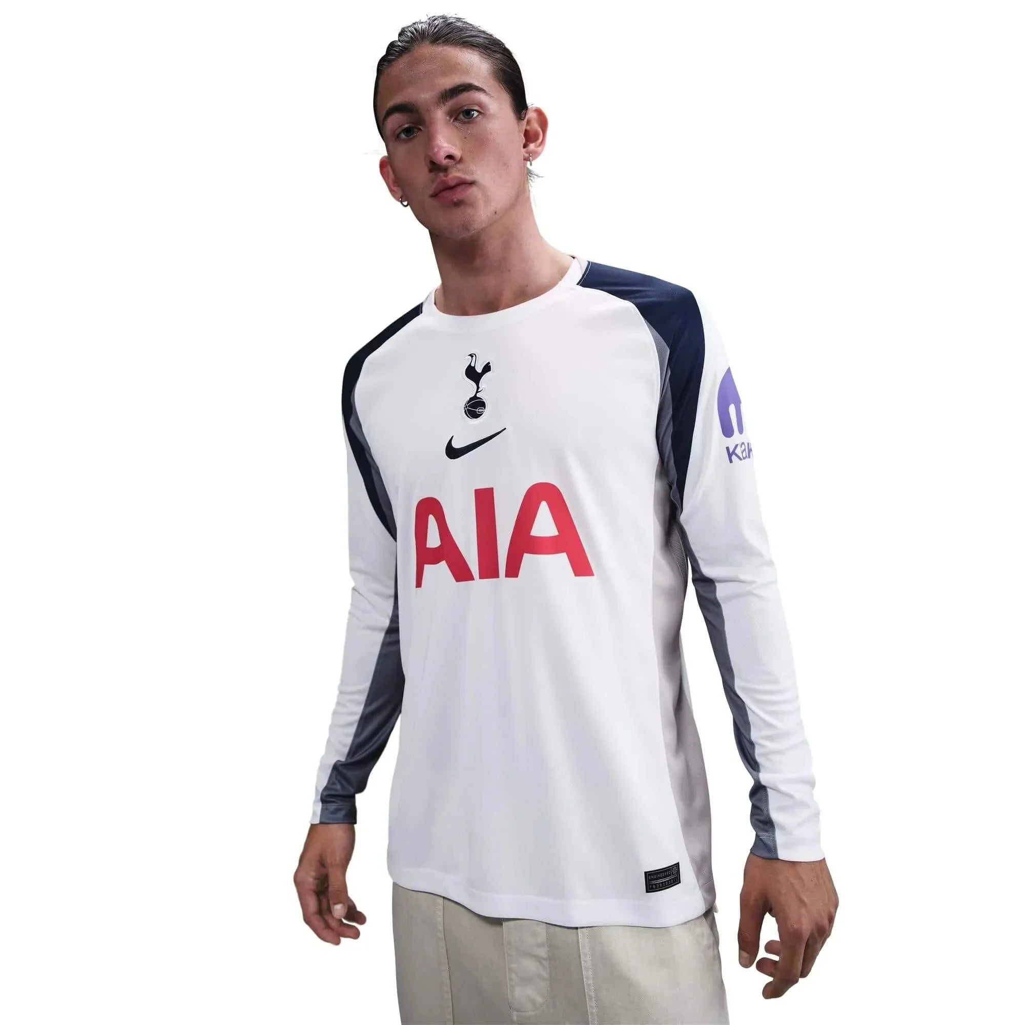 Maillot de football domicile à manches longues Tottenham 2025-26 pour homme