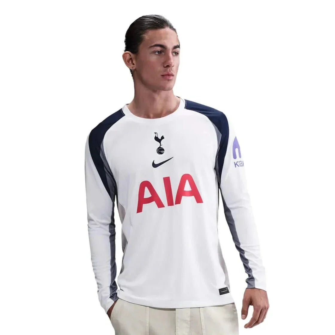 Maillot de football domicile à manches longues Tottenham 2025-26 pour homme