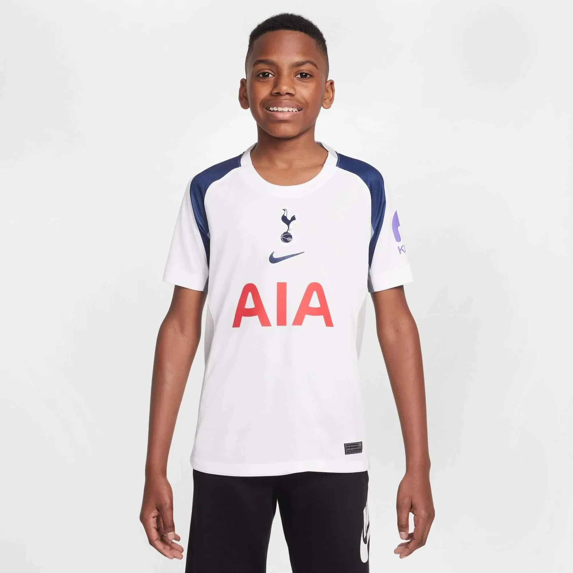 Maillot de football domicile Tottenham saison 2025-26 pour jeune