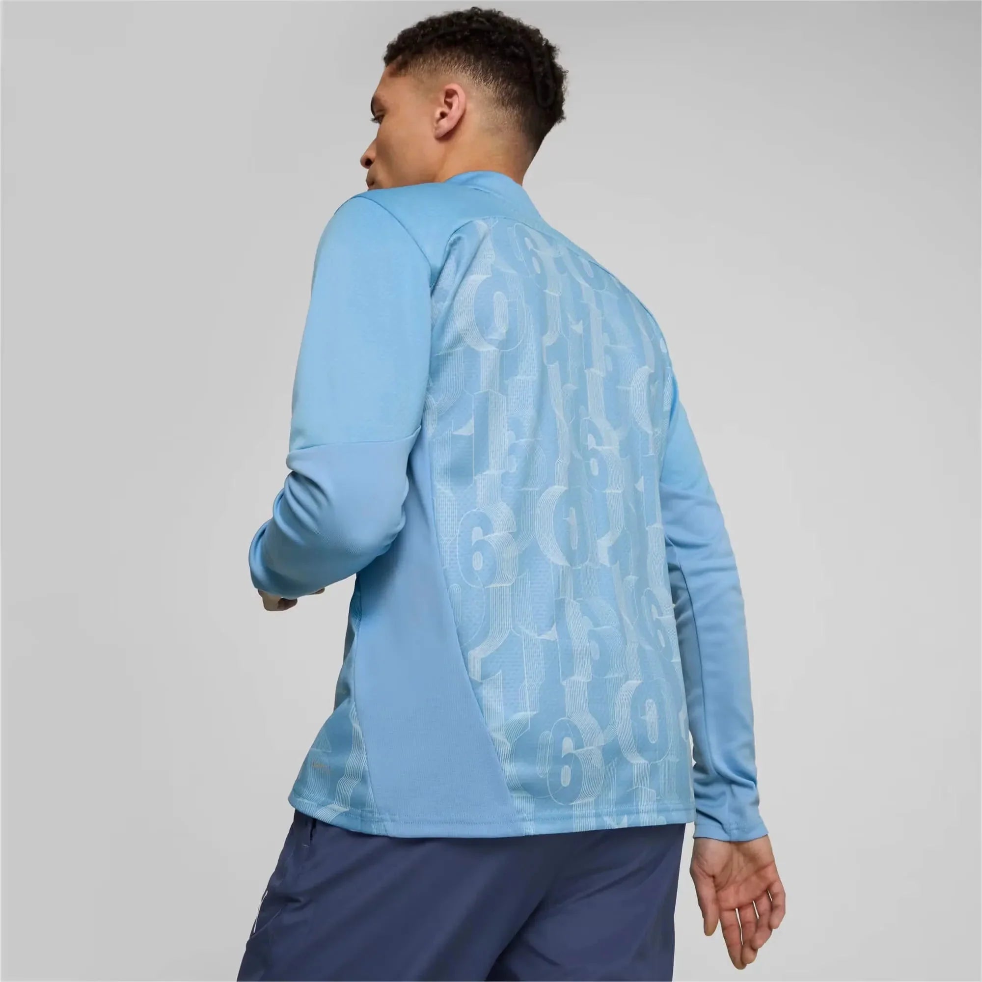 Manchester City 2024-25 Men's Pre-Match 1/4 Zip Top
