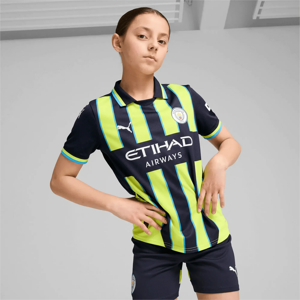Manchester City 2024-25 Youth Stadium Away Jersey