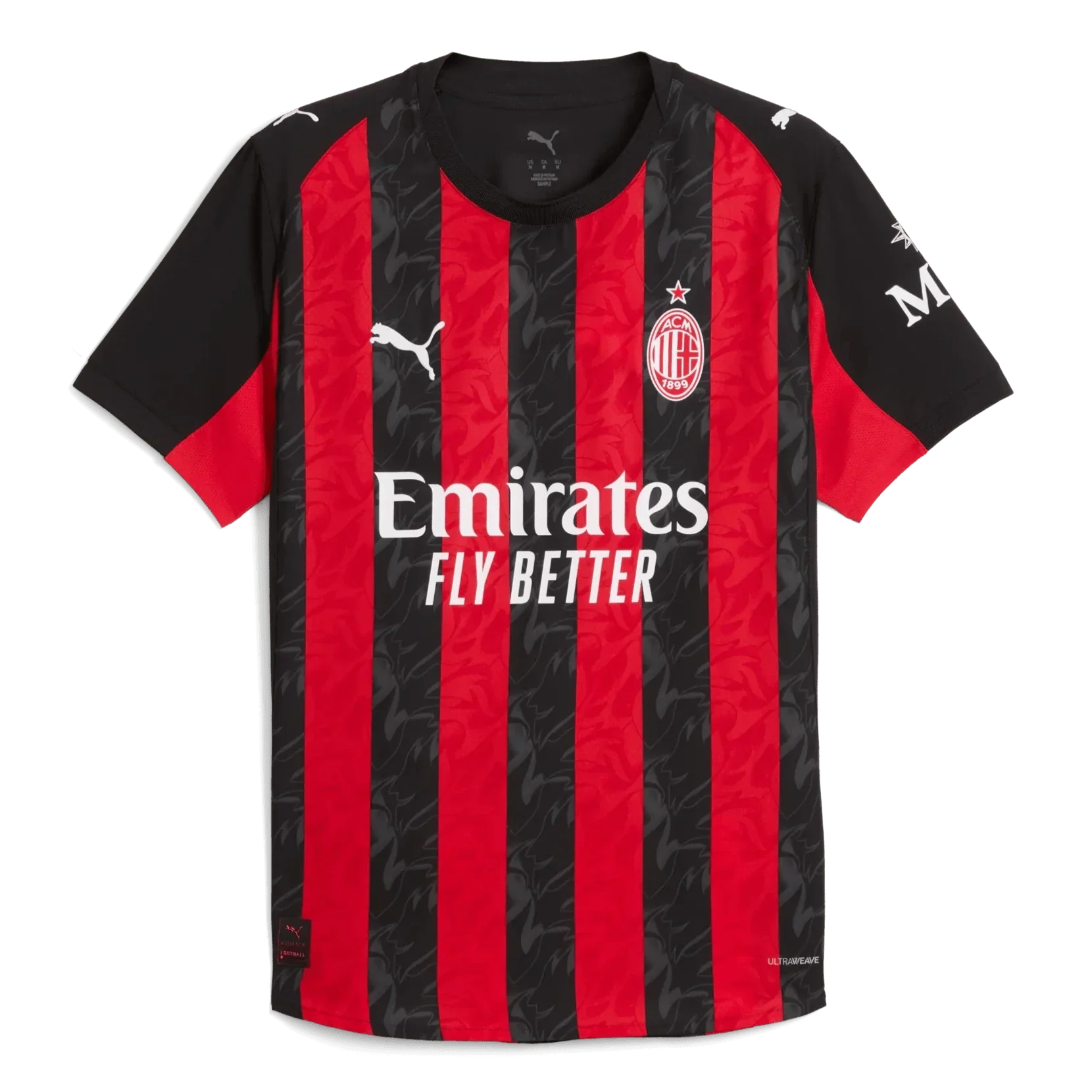 AC Milan 2025-26 Men's Home Soccer Jersey