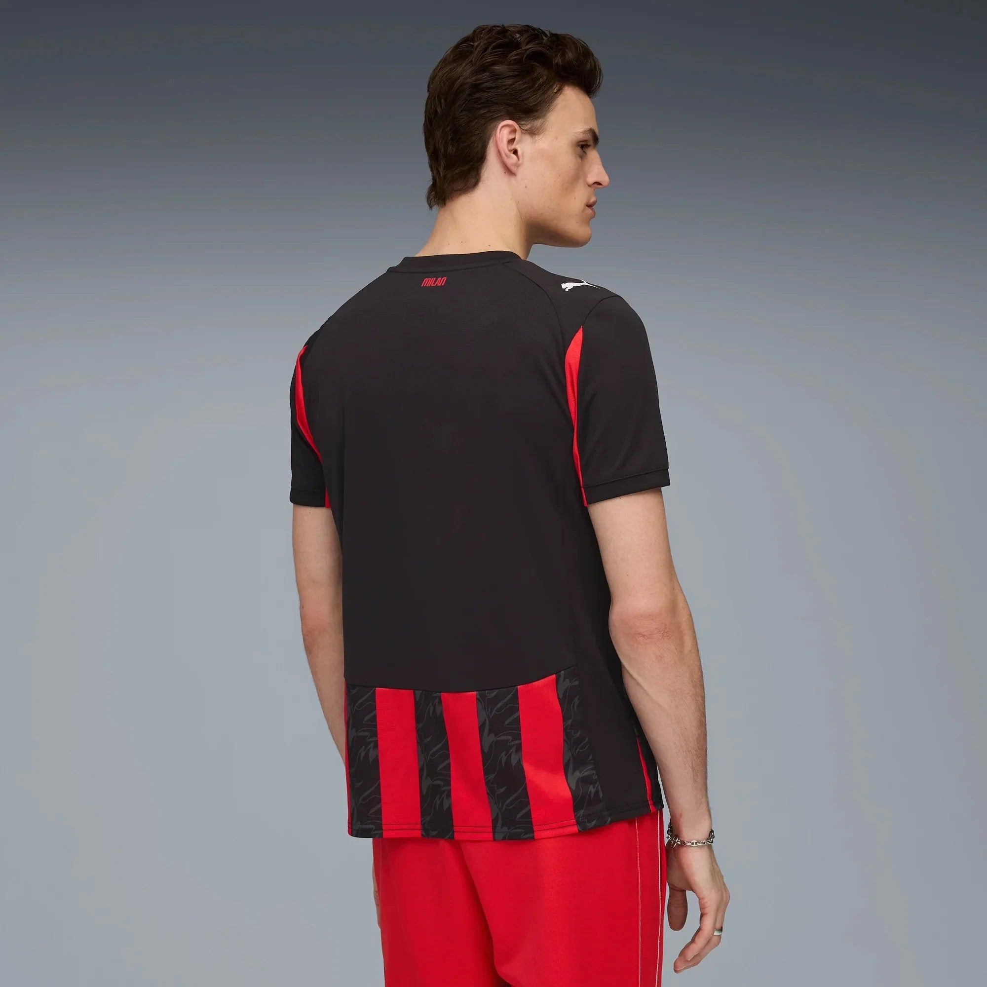 AC Milan 2025-26 Men's Stadium Home Soccer Jersey