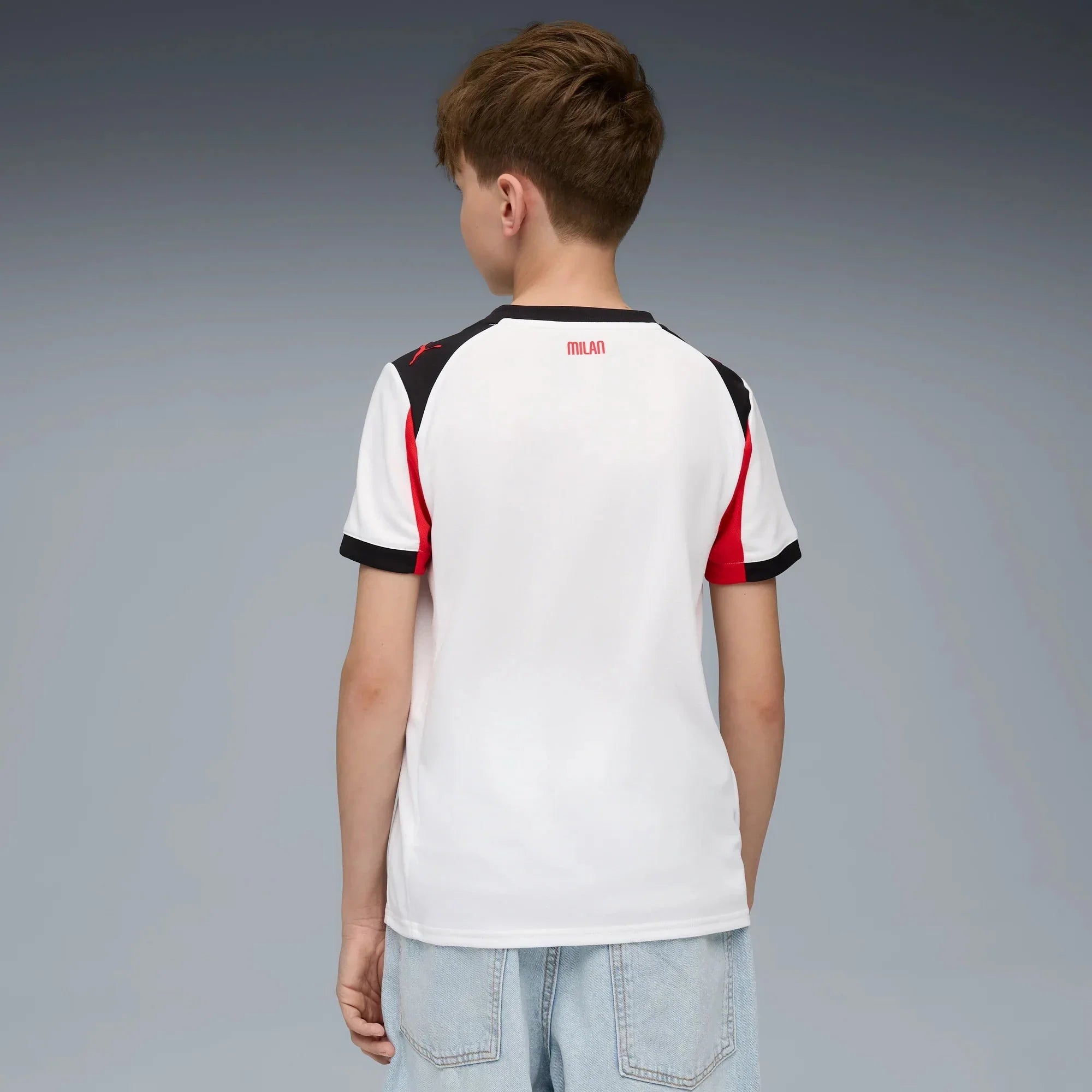 AC Milan 2025-26 Youth Stadium Away Soccer Jersey