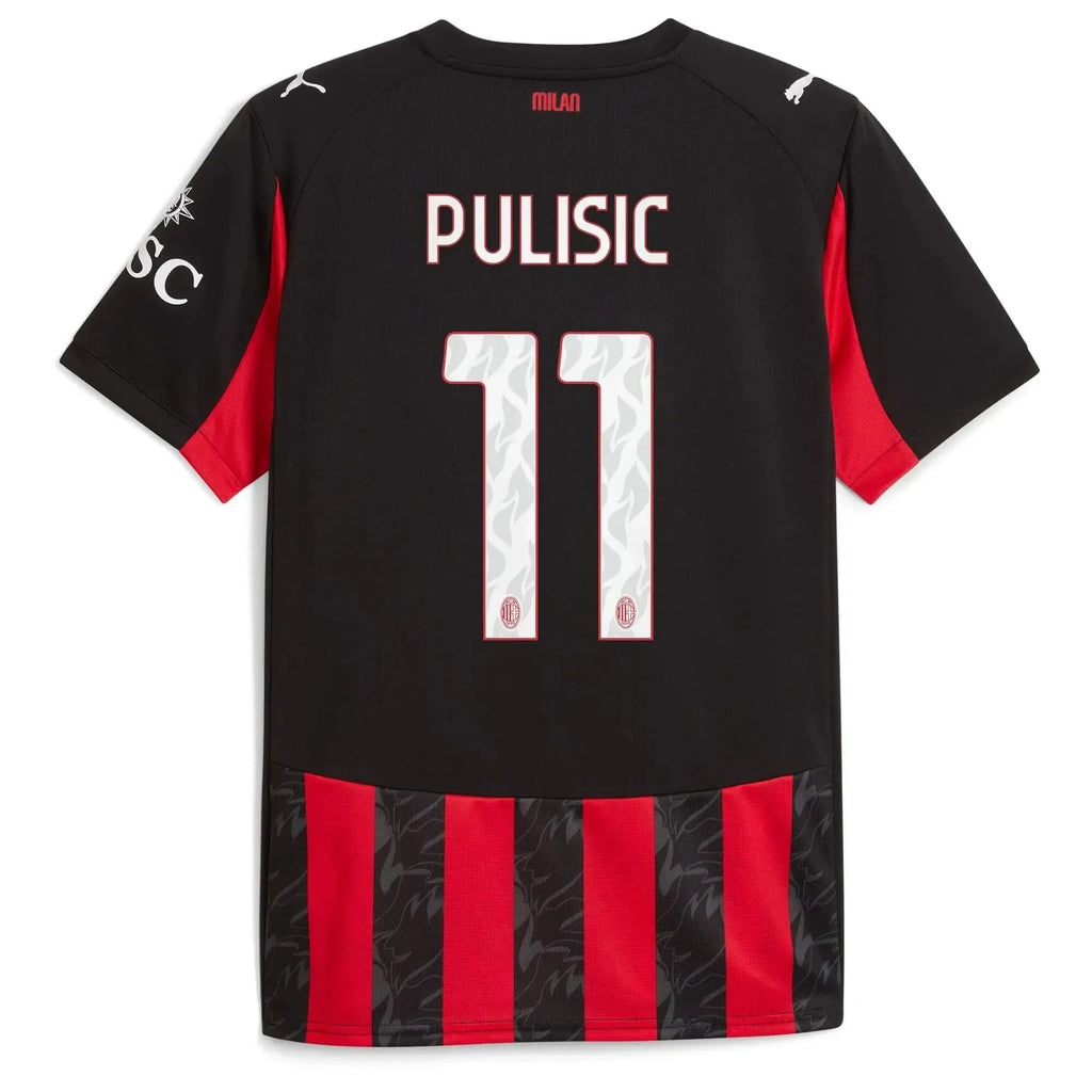 AC Milan 2025-26 Men's Stadium Home Soccer Jersey