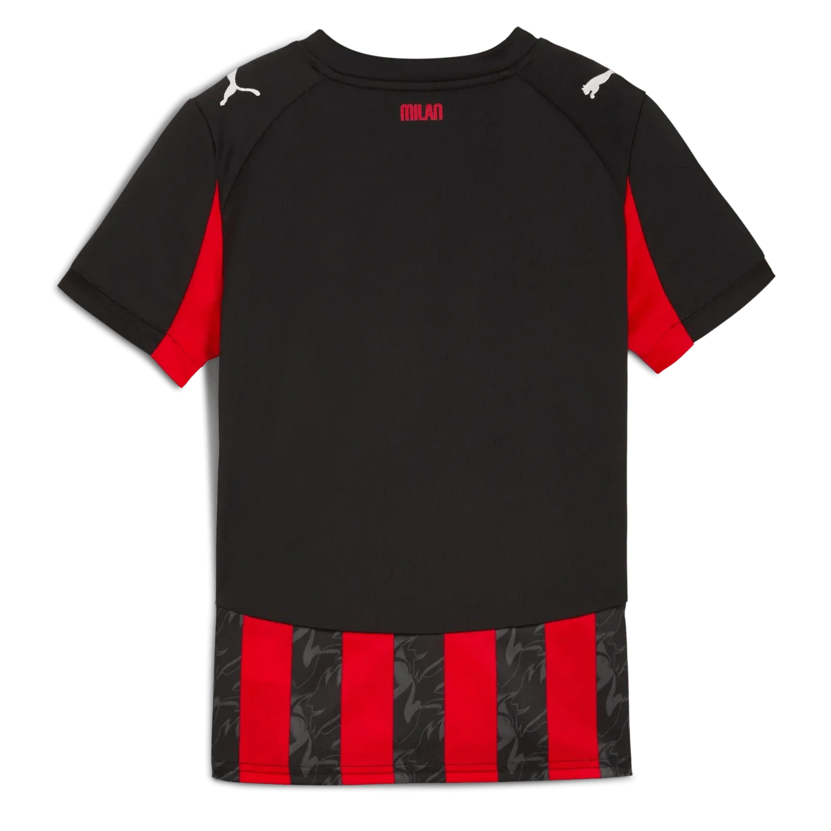 AC Milan 2025-26 Youth Stadium Home Soccer Jersey
