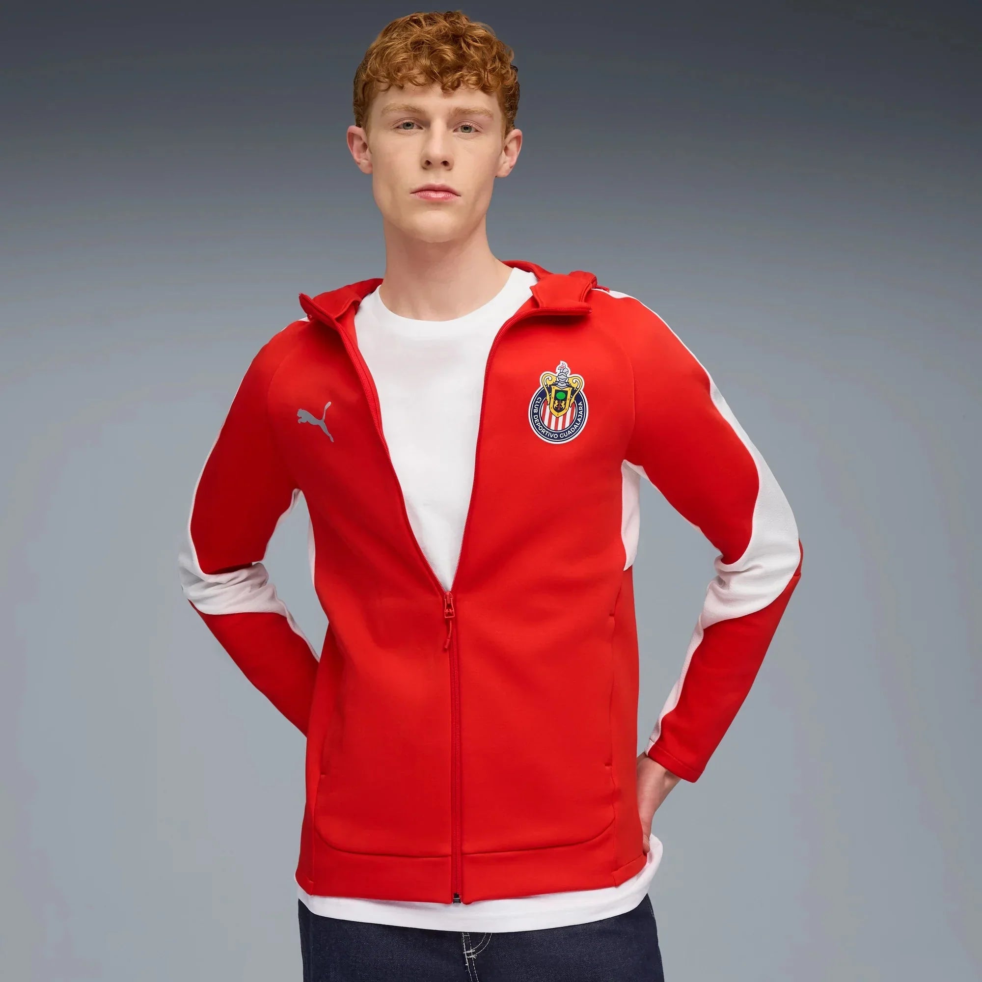 Chivas 2025-26 Men's Evostripe Hooded Jacket