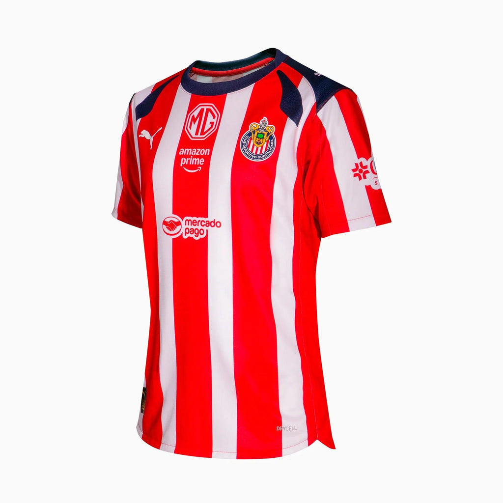 Chivas 2025-26 Youth Stadium Home Soccer Jersey