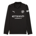 Manchester City 2025-26 Men's Stadium Away Long-Sleeve Soccer Jersey