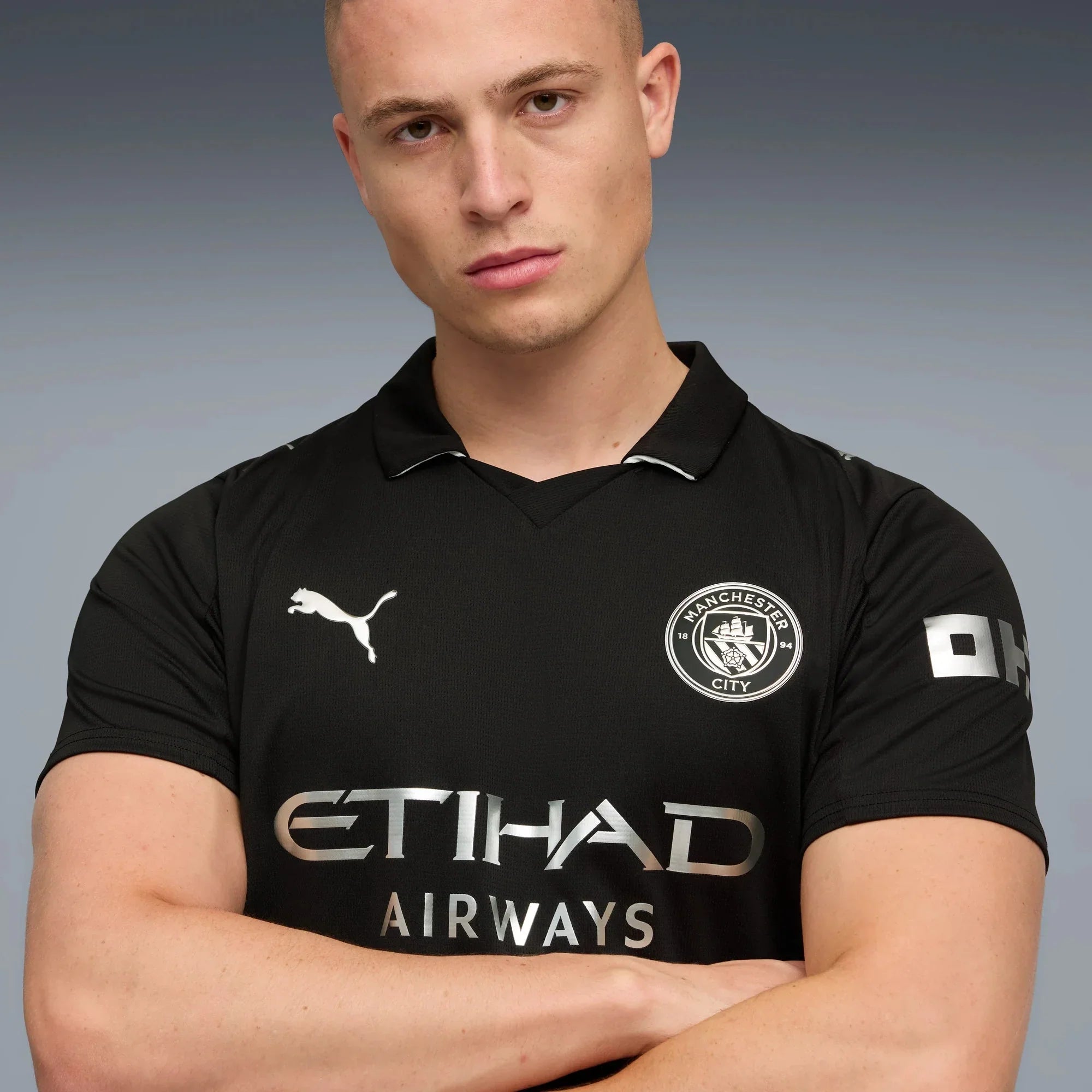 Manchester City 2025-26 Men's Stadium Away Soccer Jersey