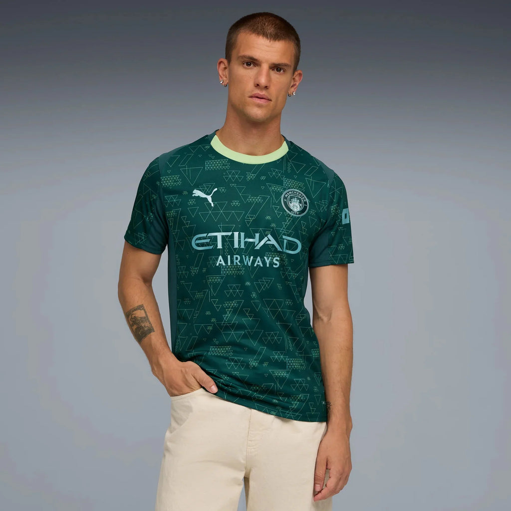 Manchester City 2025-26 Men's Stadium Fourth Soccer Jersey