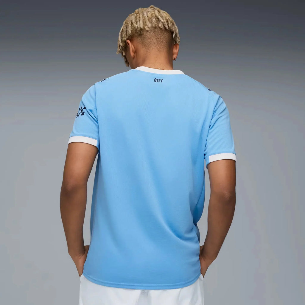 Manchester City 2025-26 Men's Stadium Home Soccer Jersey