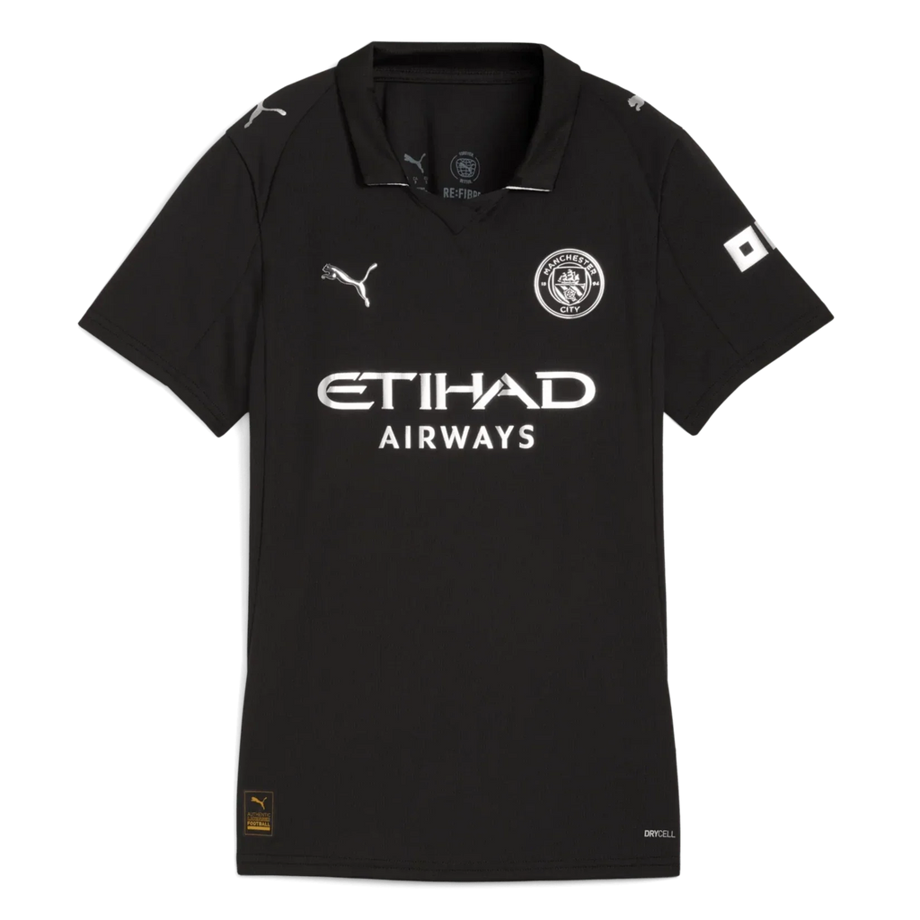 Manchester City 2025-26 Women's Stadium Away Soccer Jersey