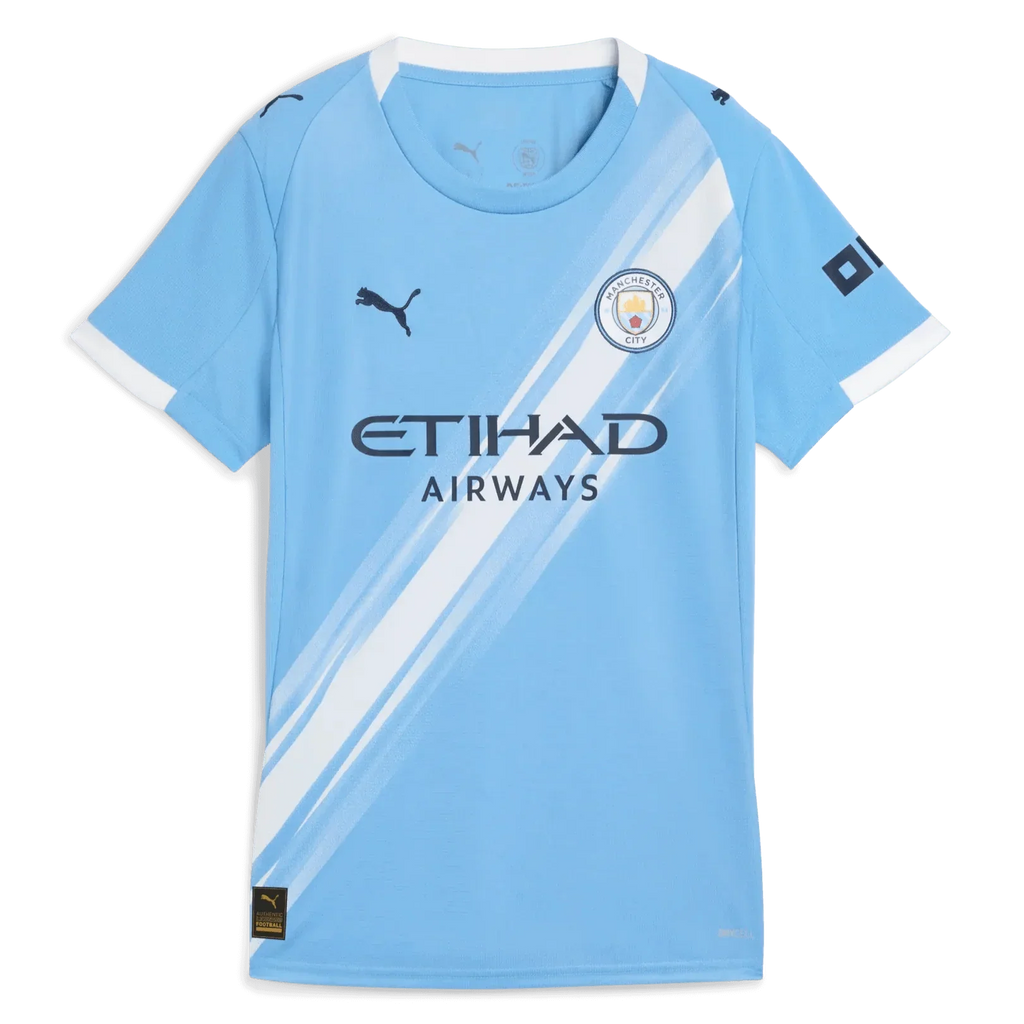 Manchester City 2025-26 Women's Stadium Home Soccer Jersey