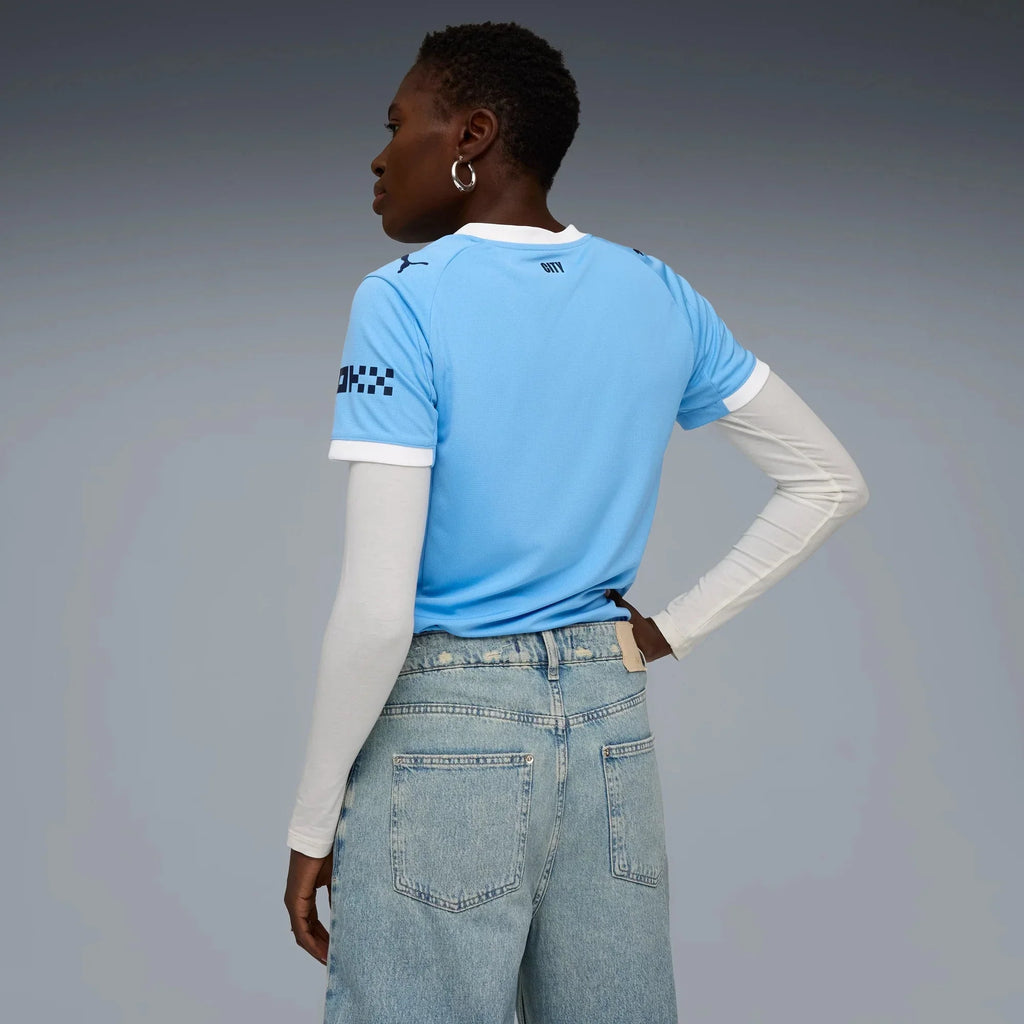 Manchester City 2025-26 Women's Stadium Home Soccer Jersey