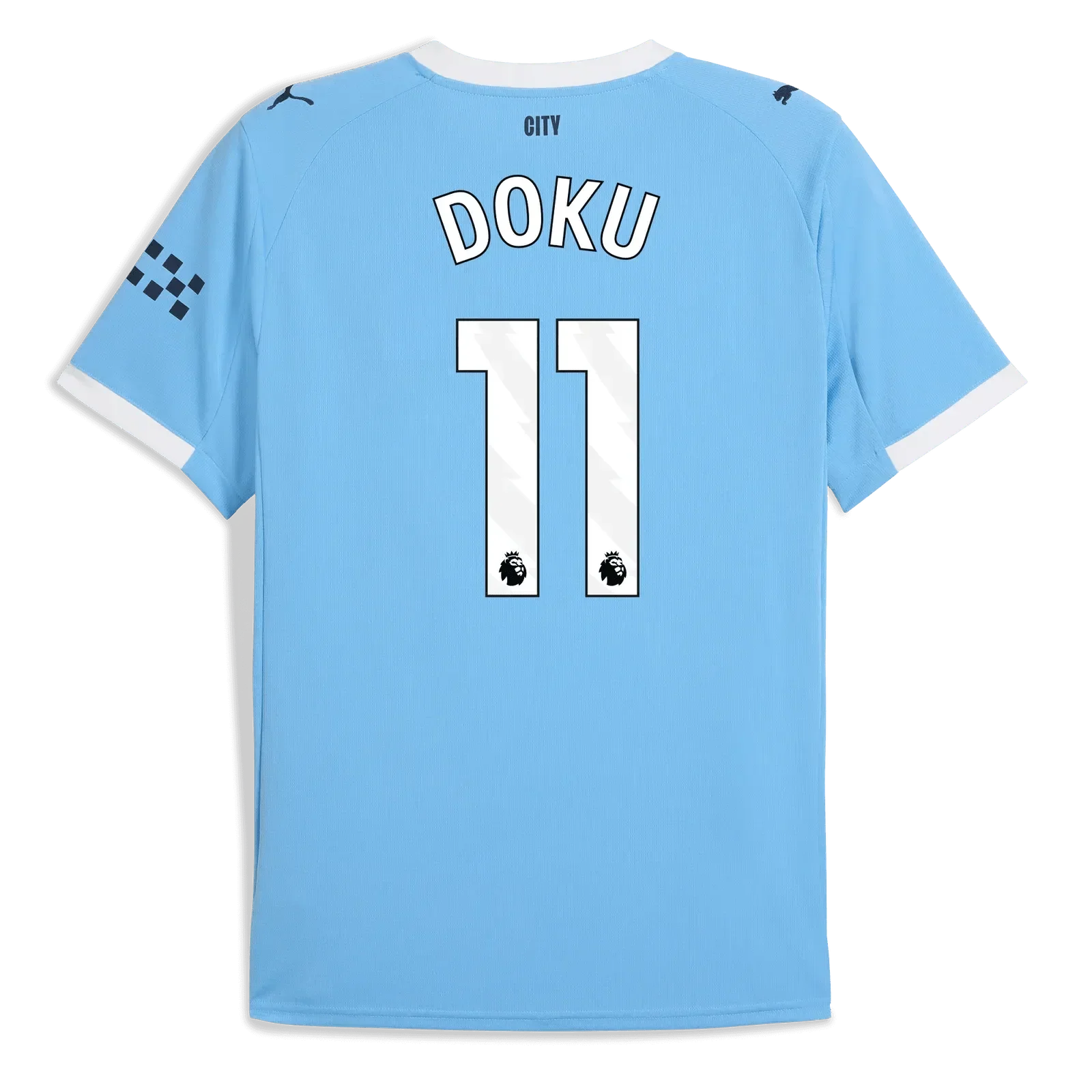 Manchester City 2025-26 Men's Stadium Home Soccer Jersey