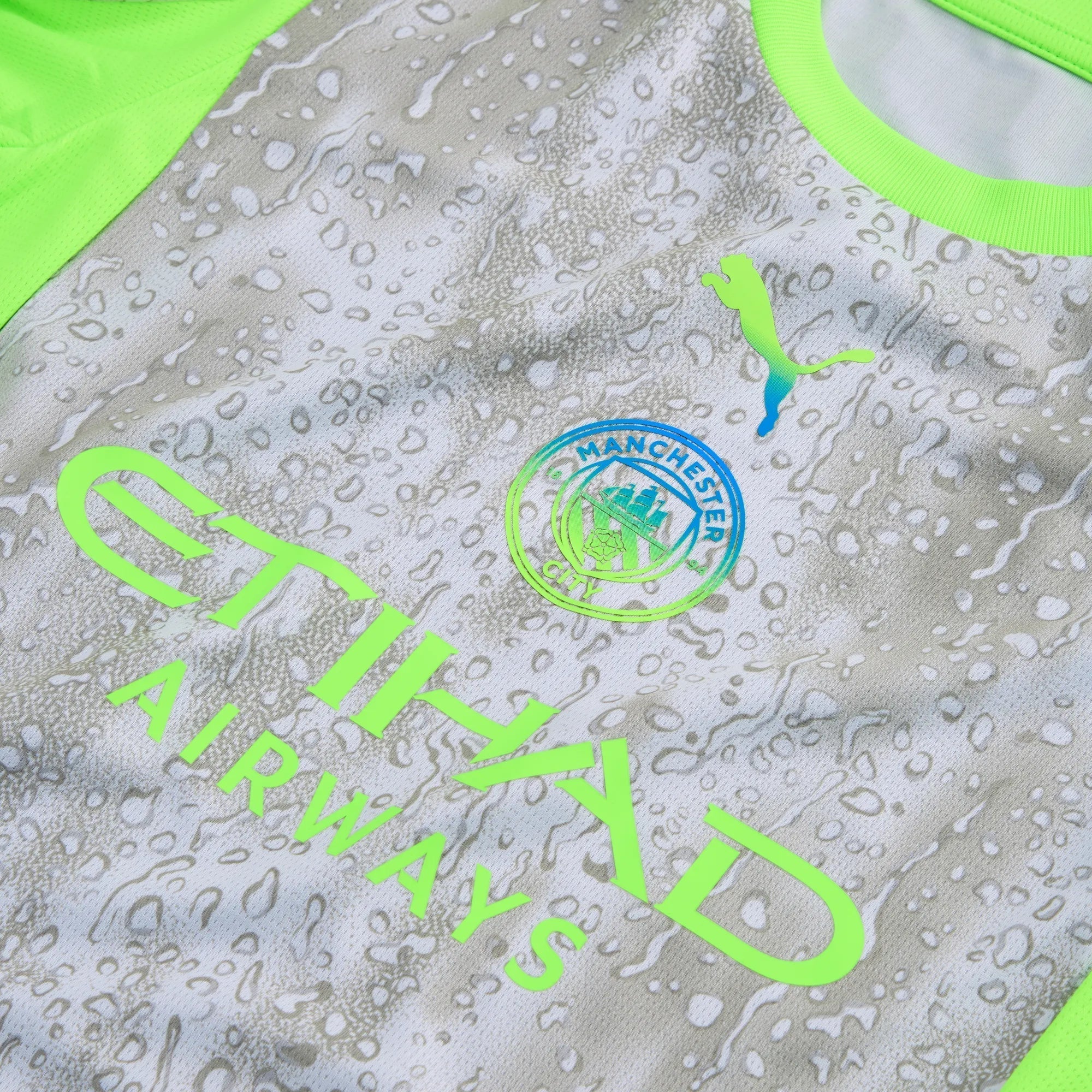 Maillot de football third Manchester City 2025-26 Youth Stadium