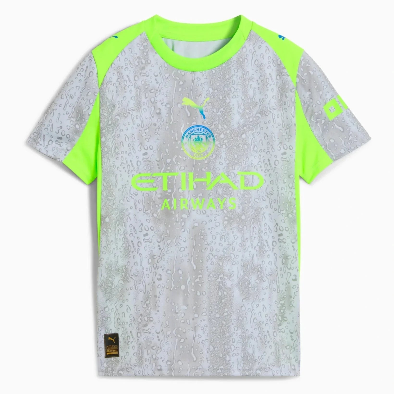 Maillot de football third Manchester City 2025-26 Youth Stadium