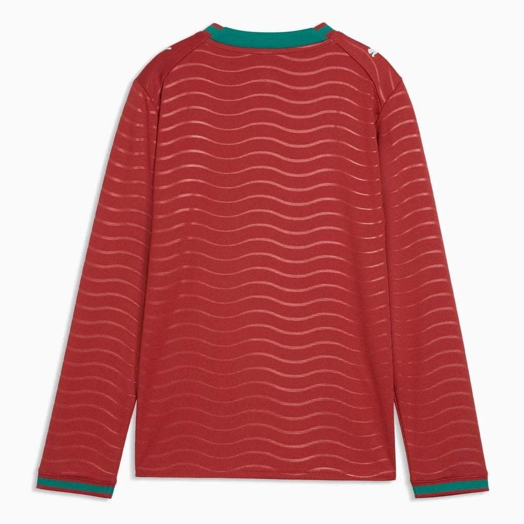 Portugal 2026 Youth Stadium Home Long-Sleeve Jersey
