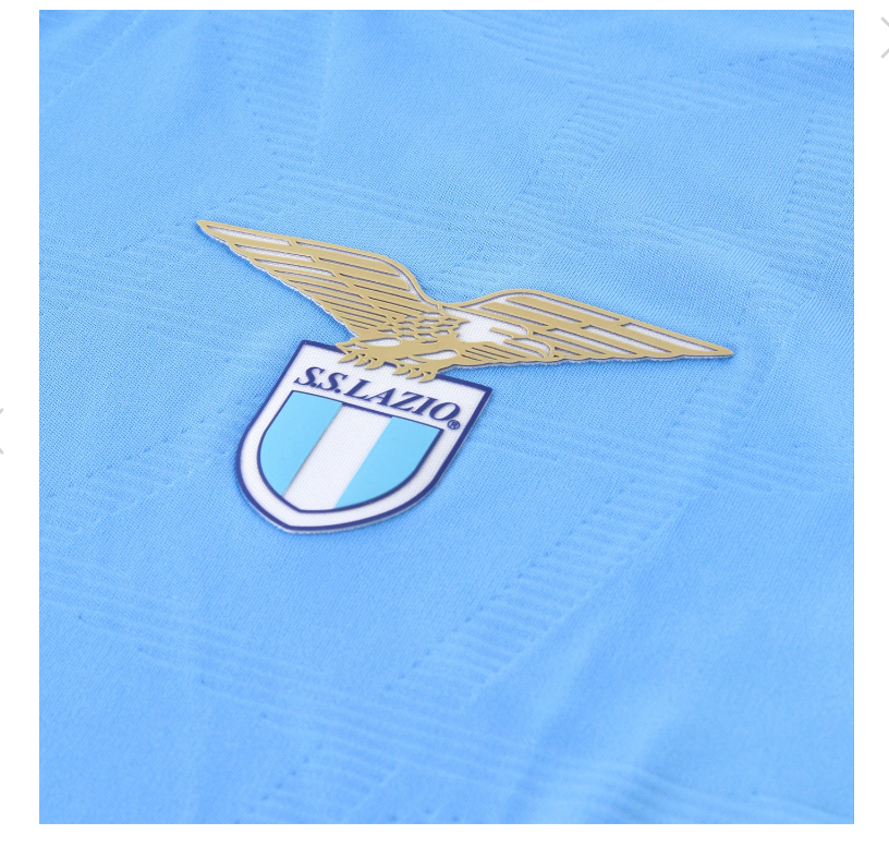 Maillot domicile de la Lazio 2025/26